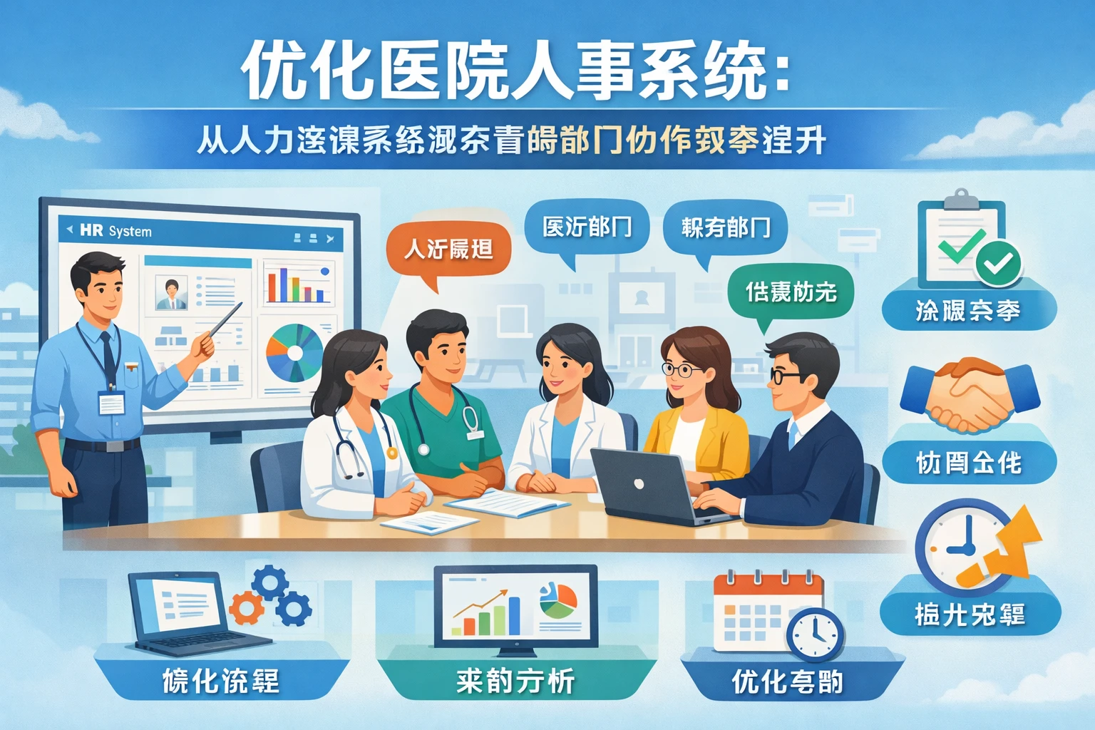 优化医院人事系统：从人力资源系统演示看跨部门协作效率提升