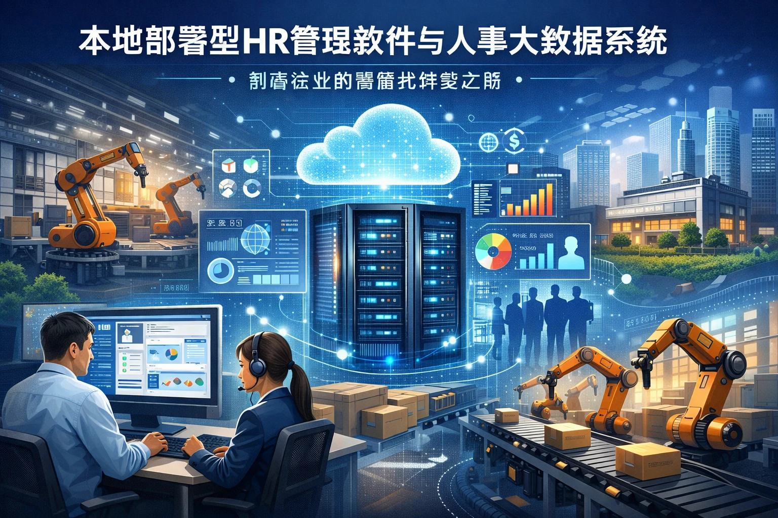 本地部署型HR管理软件与人事大数据系统：制造企业的智能化转型之路