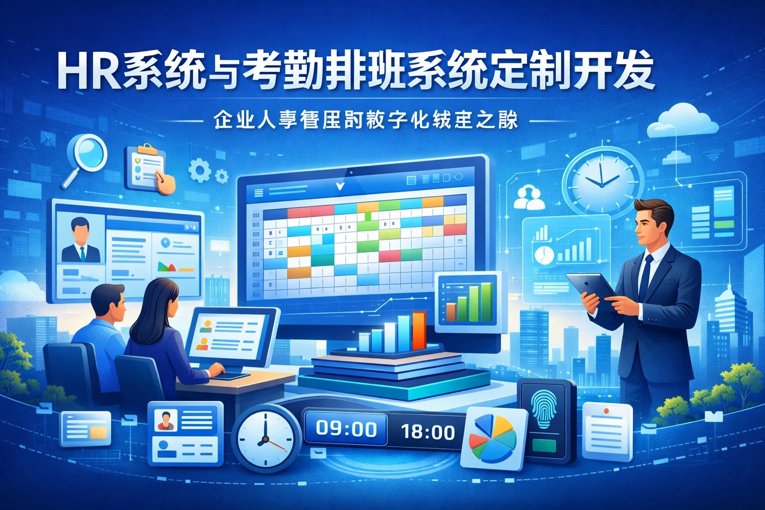 HR系统与考勤排班系统定制开发:企业人事管理的数字化转型之路