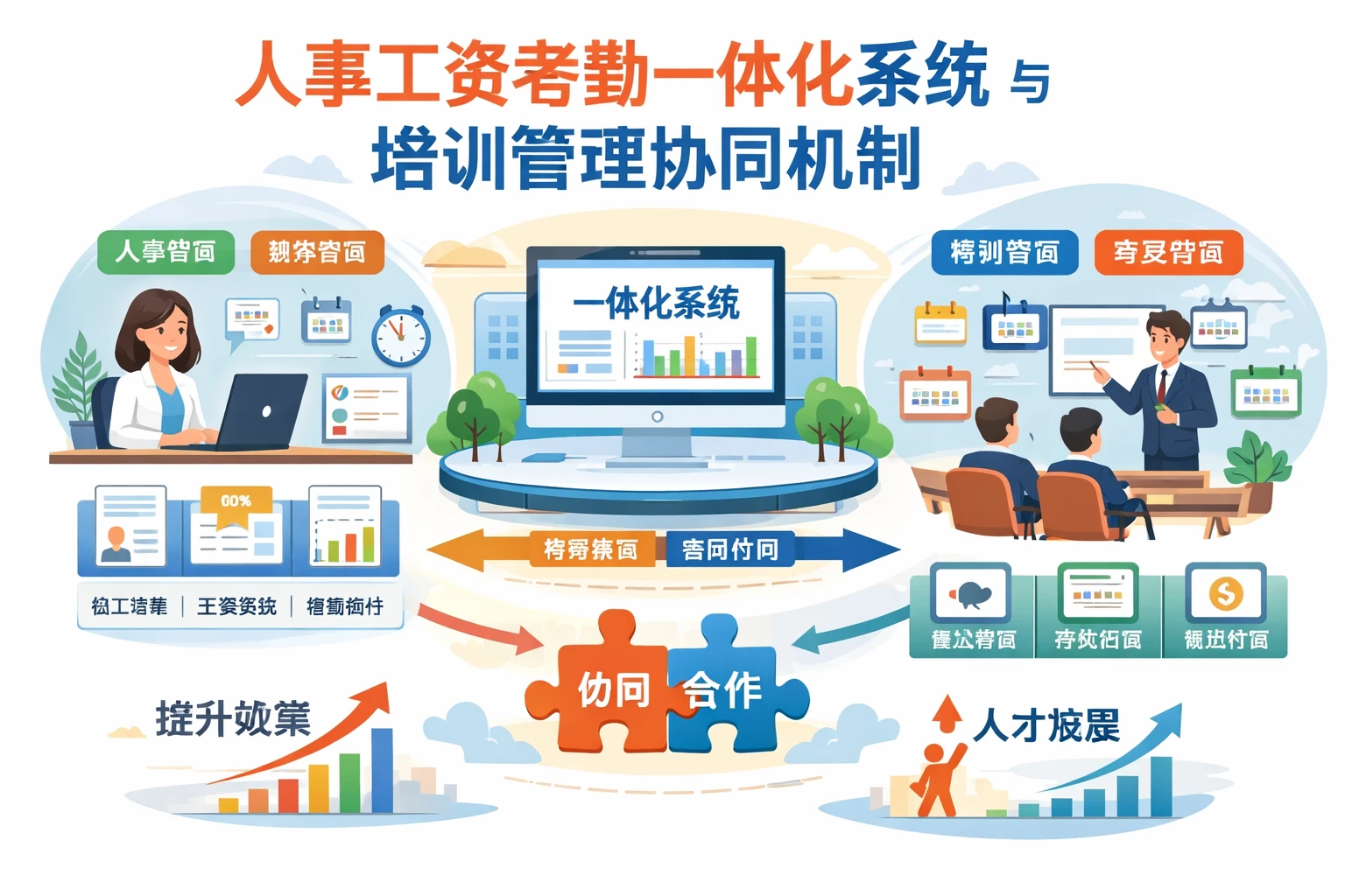人事工资考勤一体化系统与培训管理协同机制