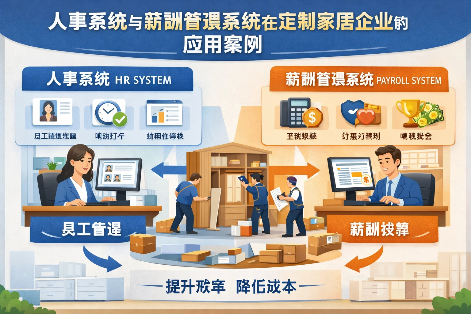 人事系统与薪酬管理系统在定制家居企业的应用案例