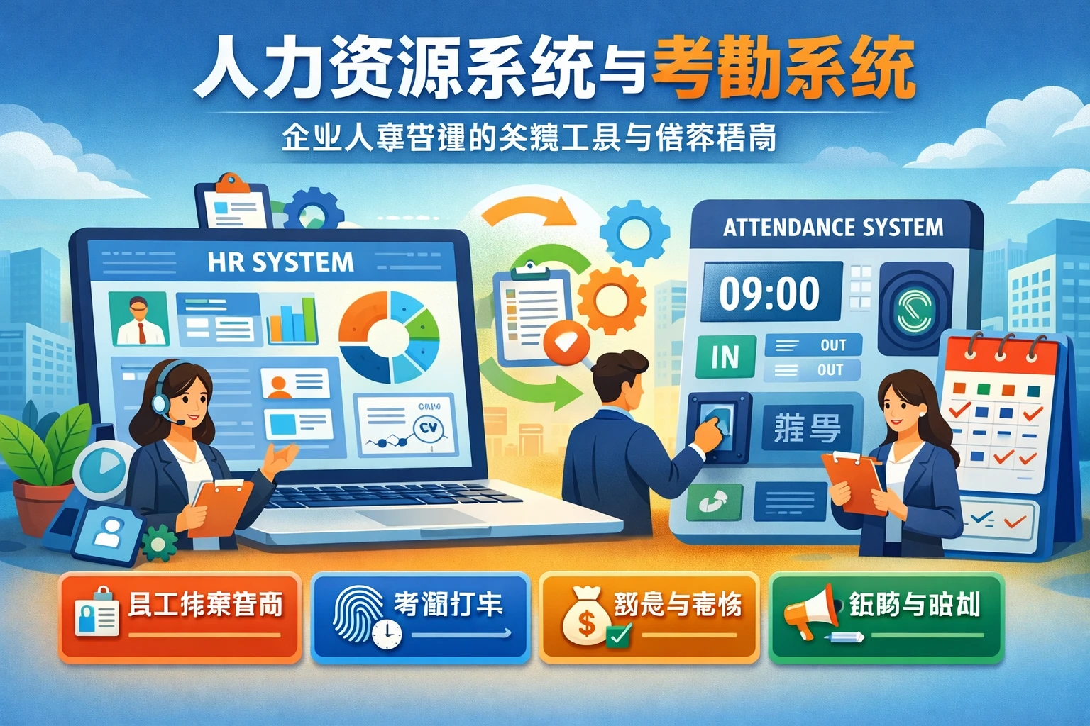 人力资源系统与考勤系统：企业人事管理的关键工具与推荐指南