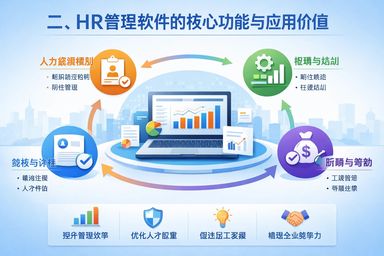 二、HR管理软件的核心功能与应用价值