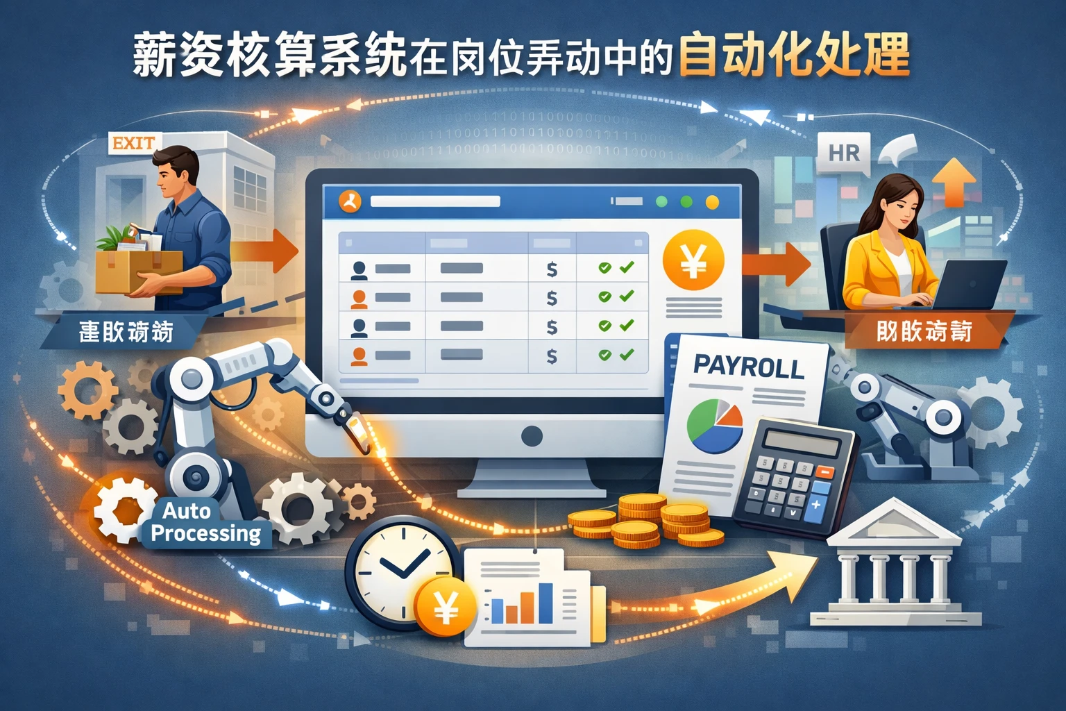 薪资核算系统在岗位异动中的自动化处理