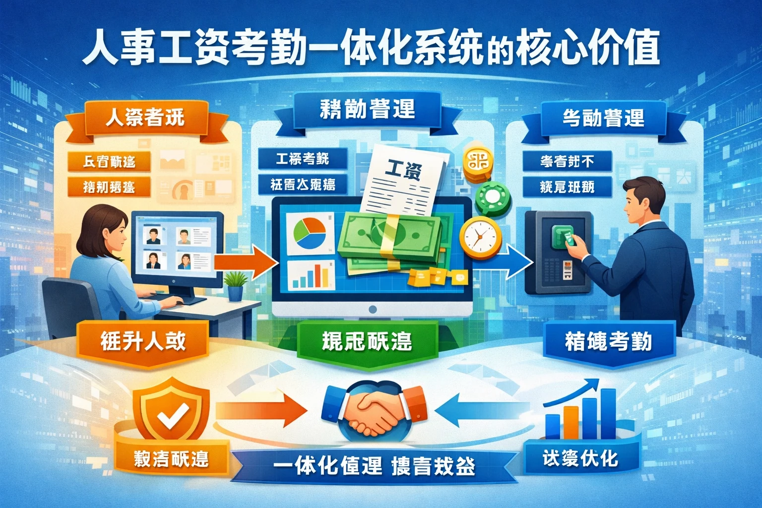 人事工资考勤一体化系统的核心价值