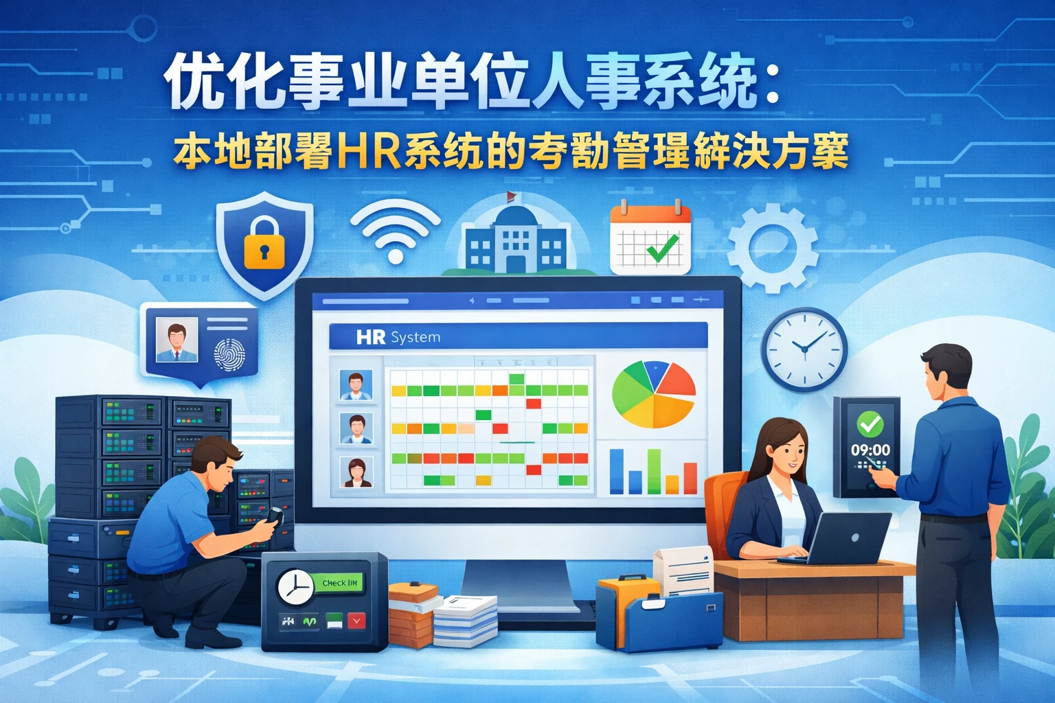 优化事业单位人事系统：本地部署HR系统的考勤管理解决方案