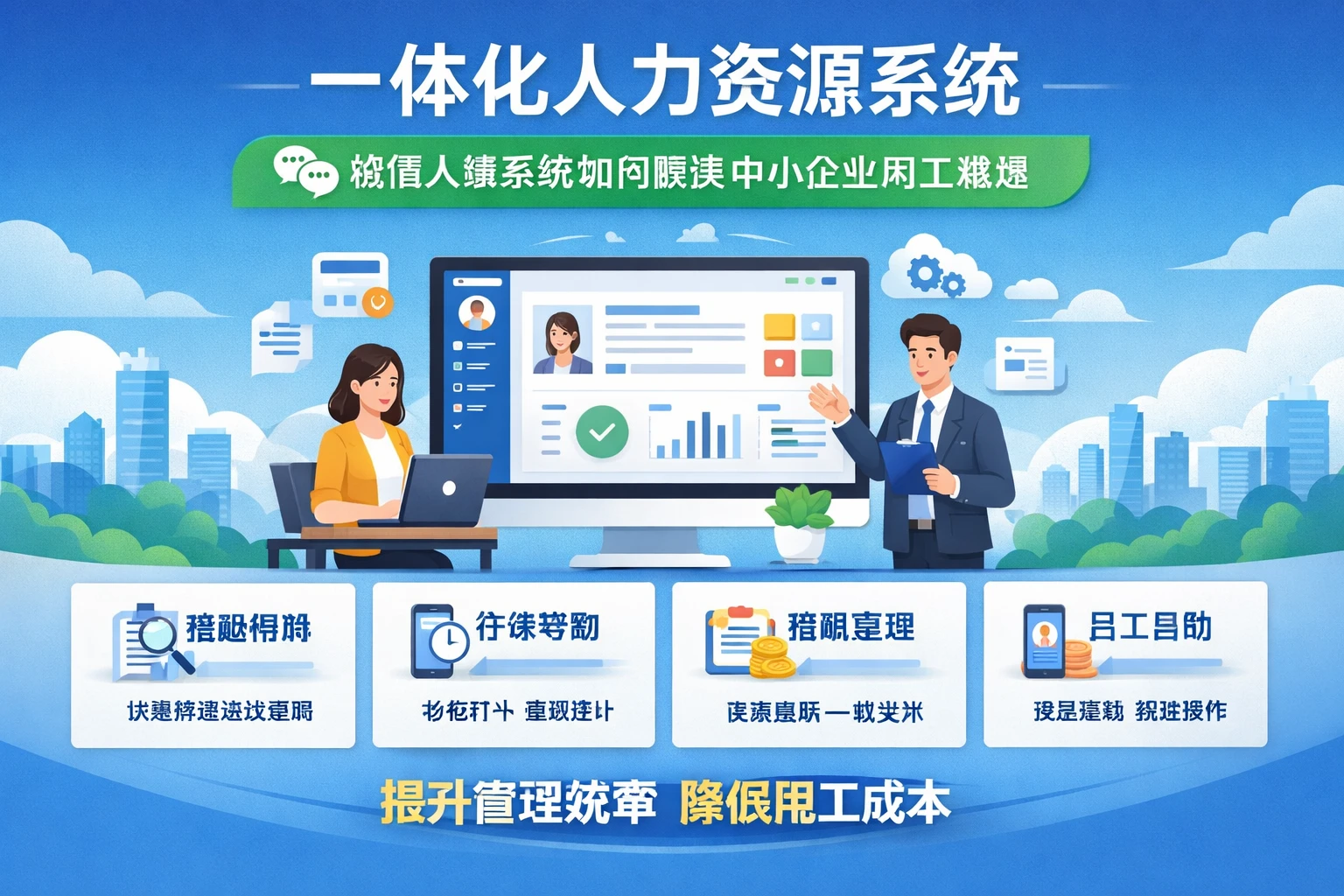 一体化人力资源系统：微信人事系统如何解决中小企业用工难题