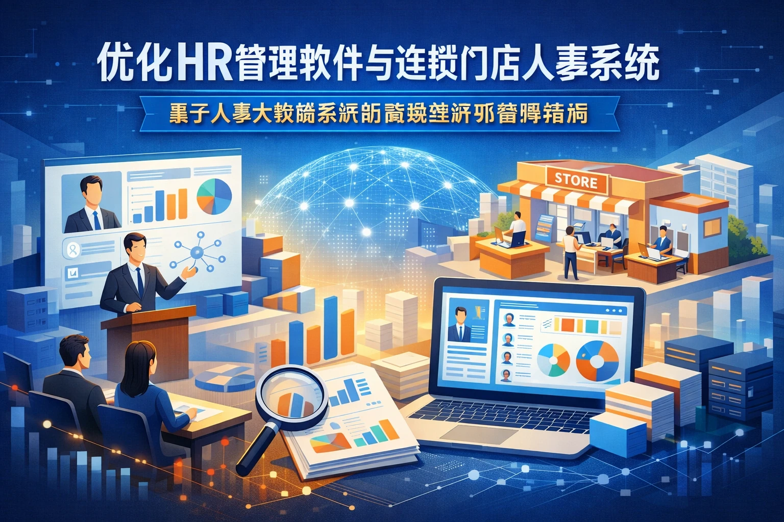 优化HR管理软件与连锁门店人事系统：基于人事大数据系统的高级经济师答辩指南