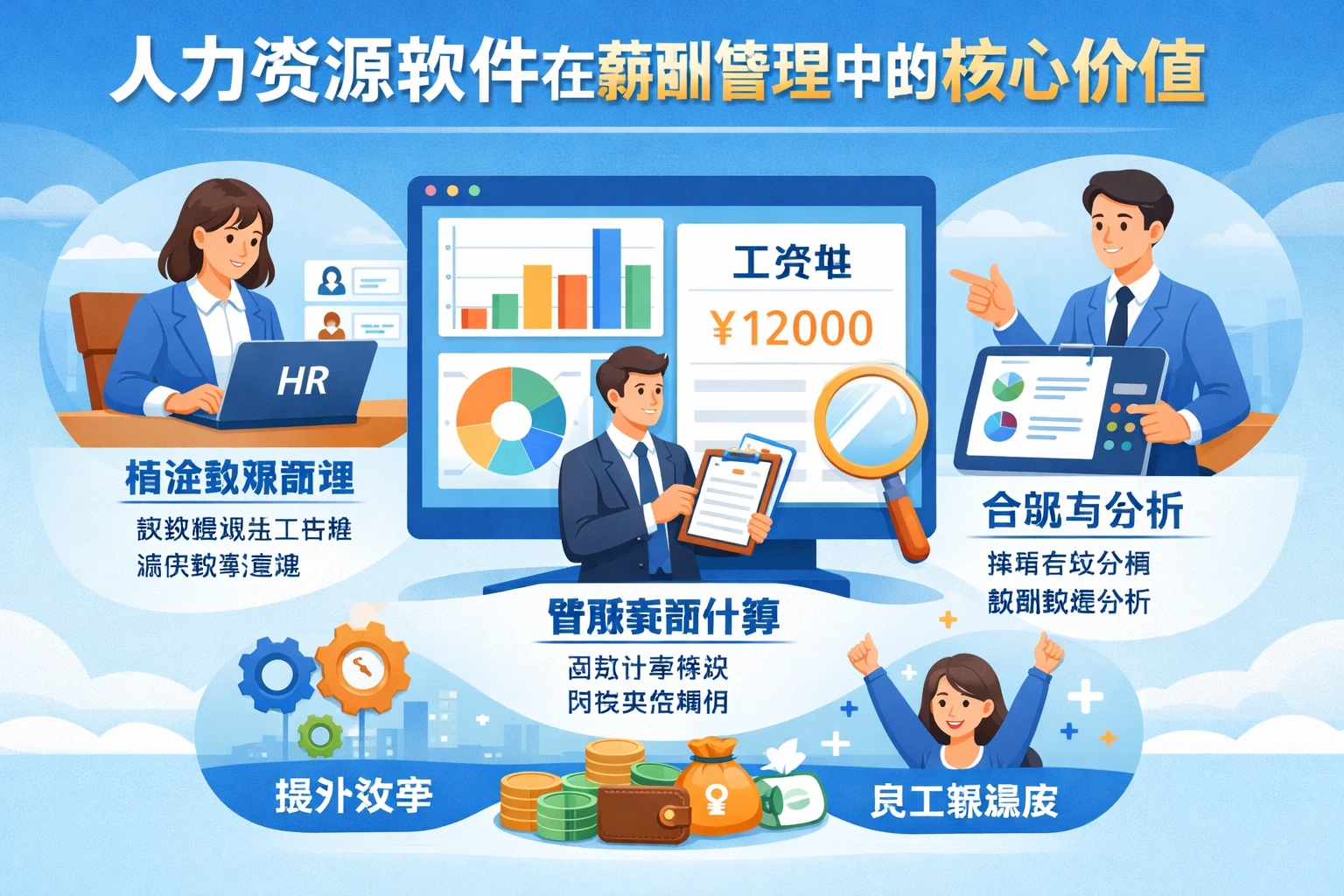 人力资源软件在薪酬管理中的核心价值