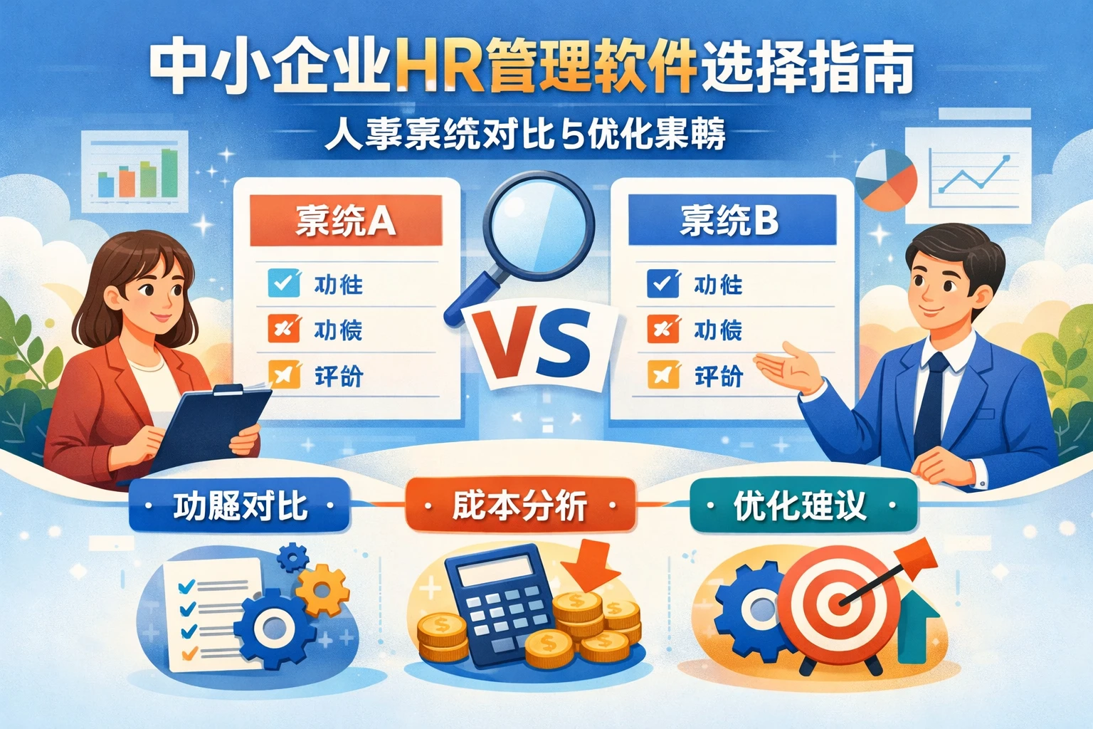 中小企业HR管理软件选择指南：人事系统对比与优化策略