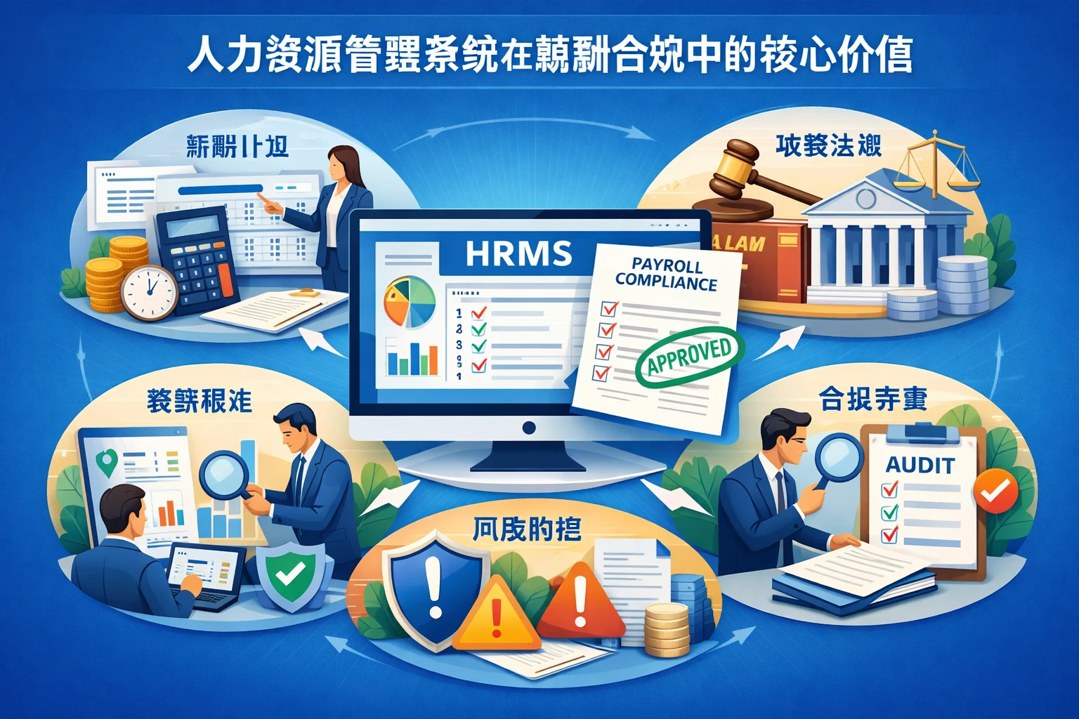 人力资源管理系统在薪酬合规中的核心价值