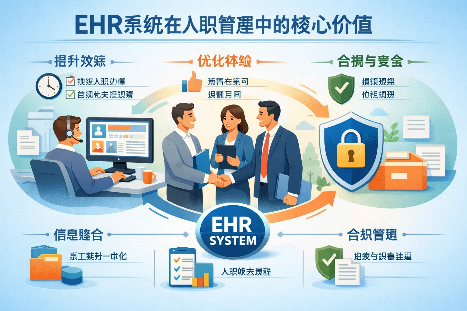 EHR系统在入职管理中的核心价值