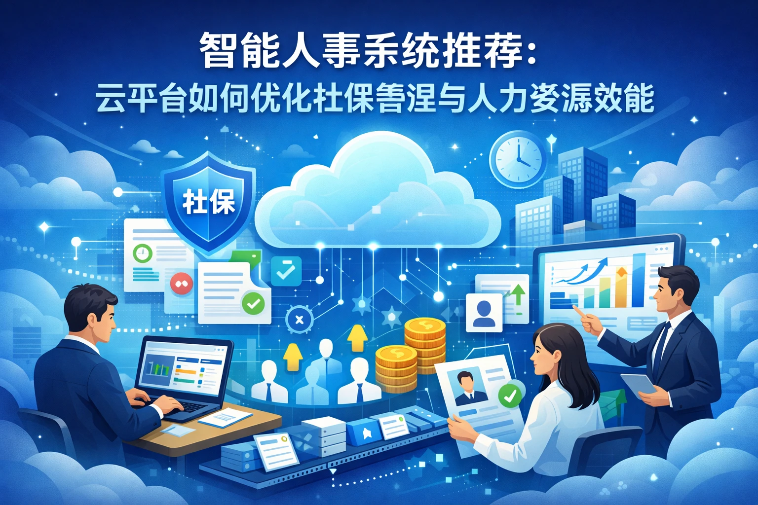 智能人事系统推荐:云平台如何优化社保管理与人力资源效能