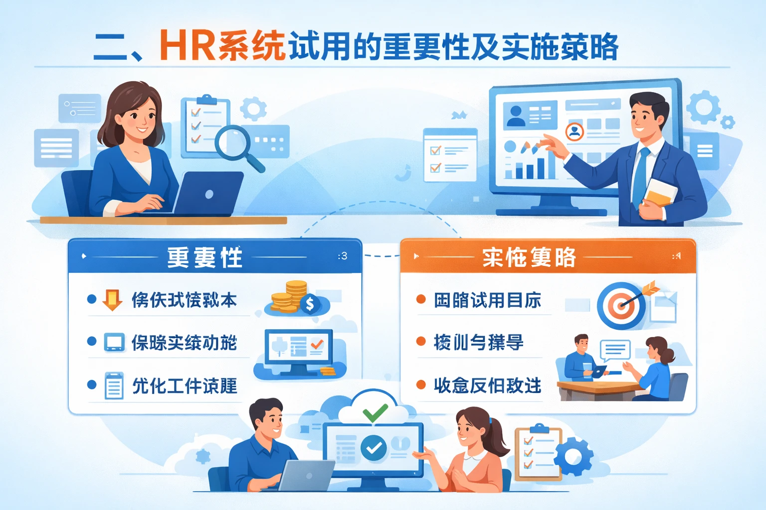 二、HR系统试用的重要性及实施策略