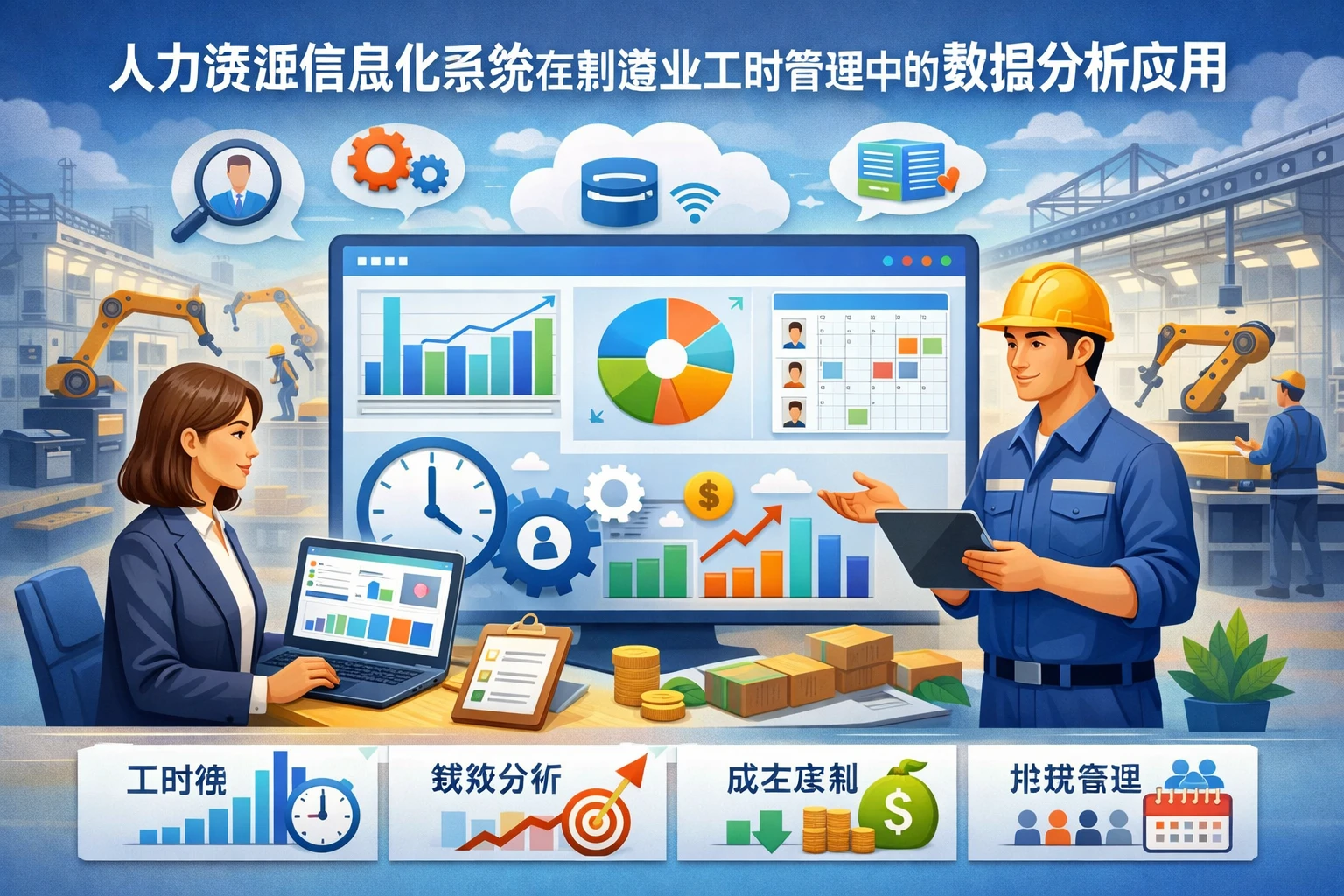 人力资源信息化系统在制造业工时管理中的数据分析应用