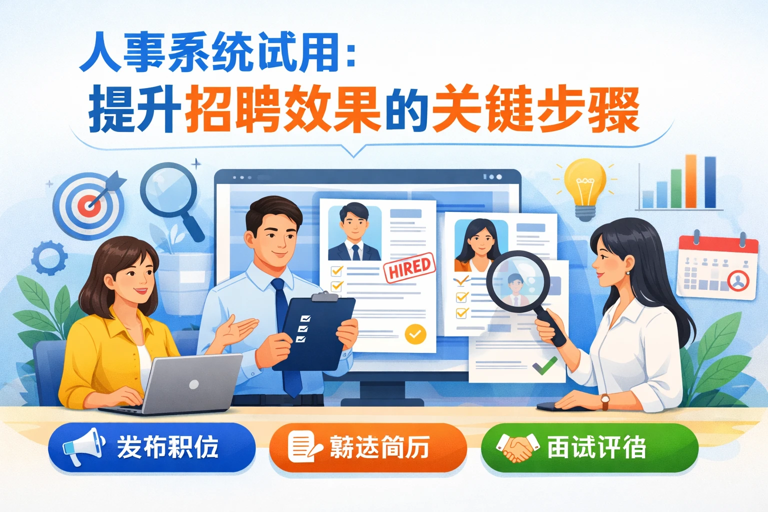 人事系统试用：提升招聘效果的关键步骤