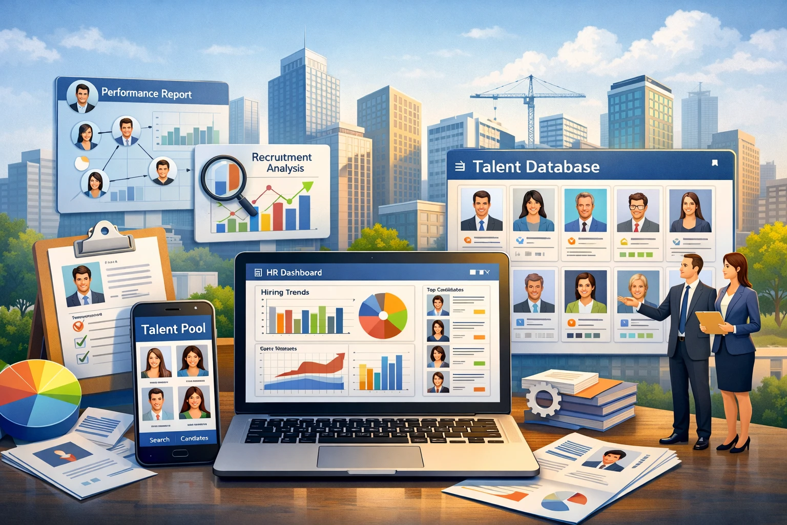 人力资源软件在地产行业的人事系统案例分析与人才库管理系统应用