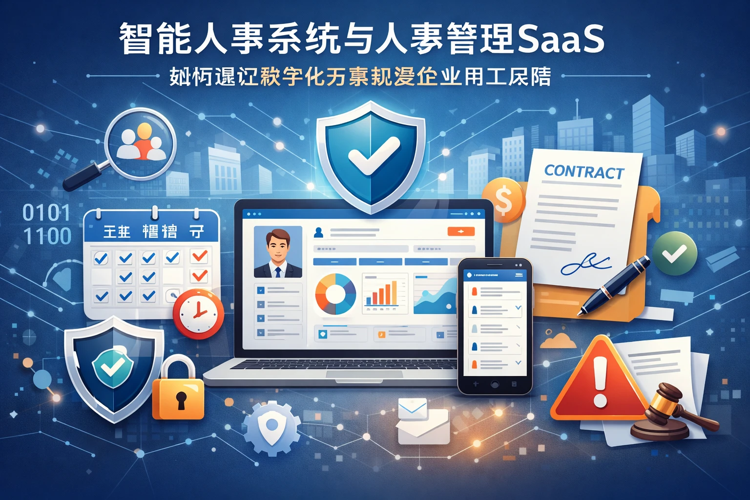 智能人事系统与人事管理SaaS：如何通过数字化方案规避企业用工风险