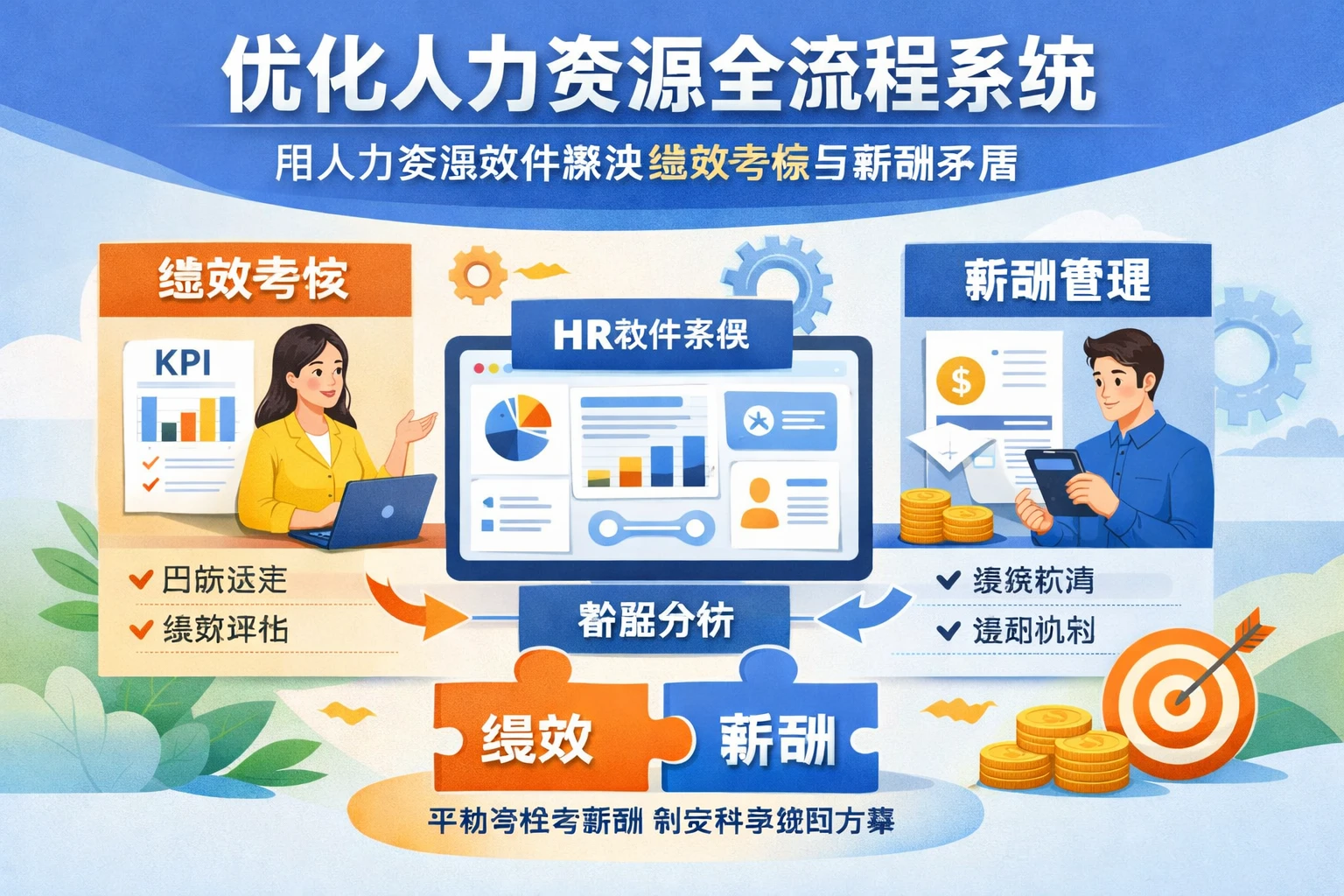优化人力资源全流程系统：用人力资源软件解决绩效考核与薪酬矛盾