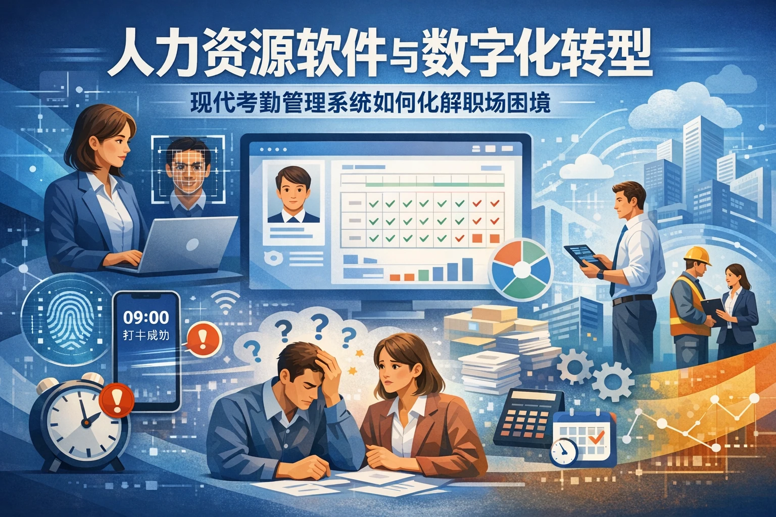 人力资源软件与数字化转型：现代考勤管理系统如何化解职场困境
