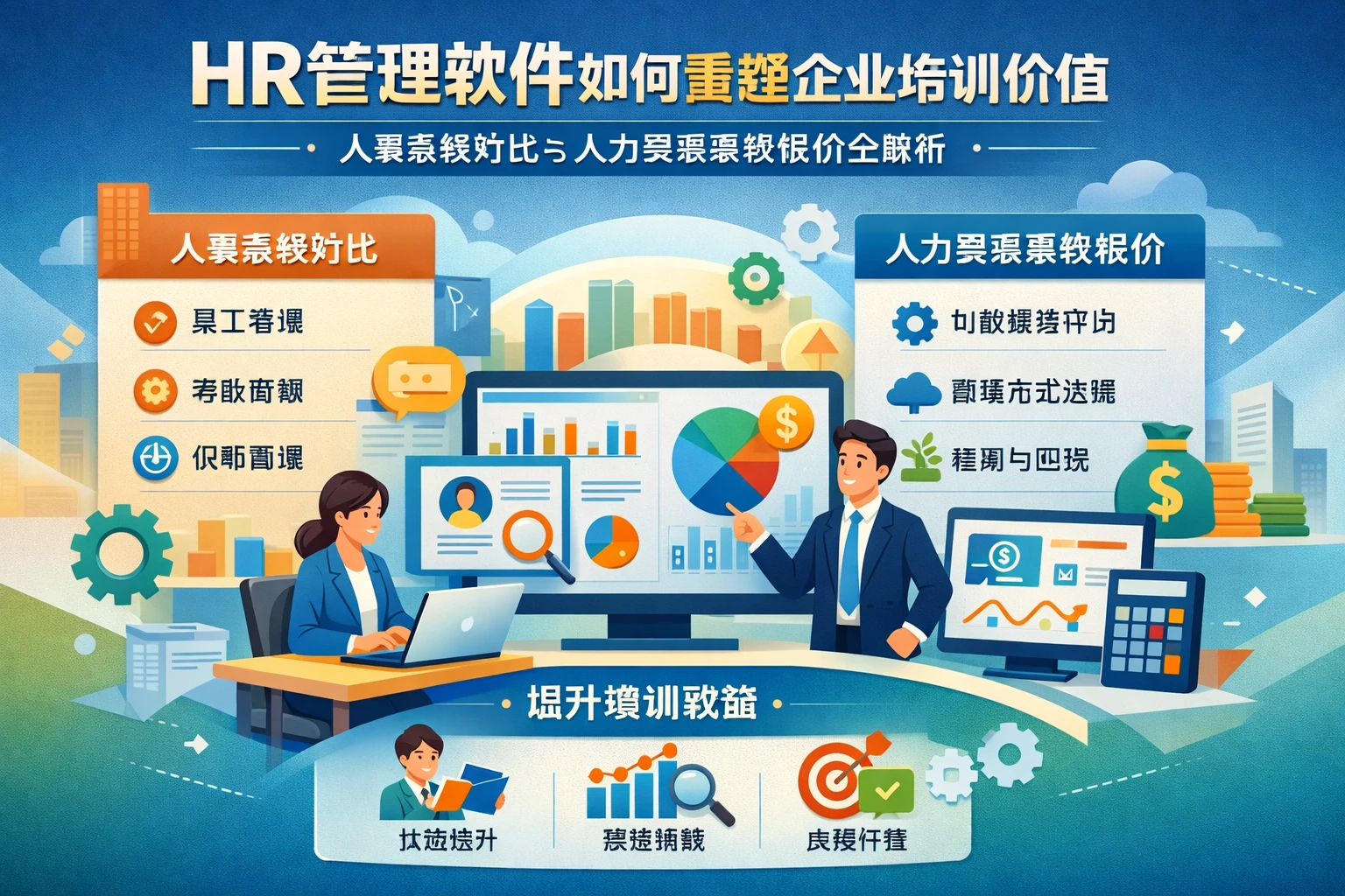 HR管理软件如何重塑企业培训价值：人事系统对比与人力资源系统报价全解析