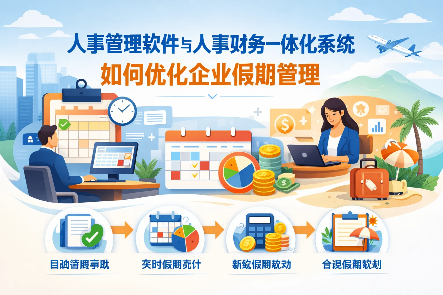 人事管理软件与人事财务一体化系统如何优化企业假期管理