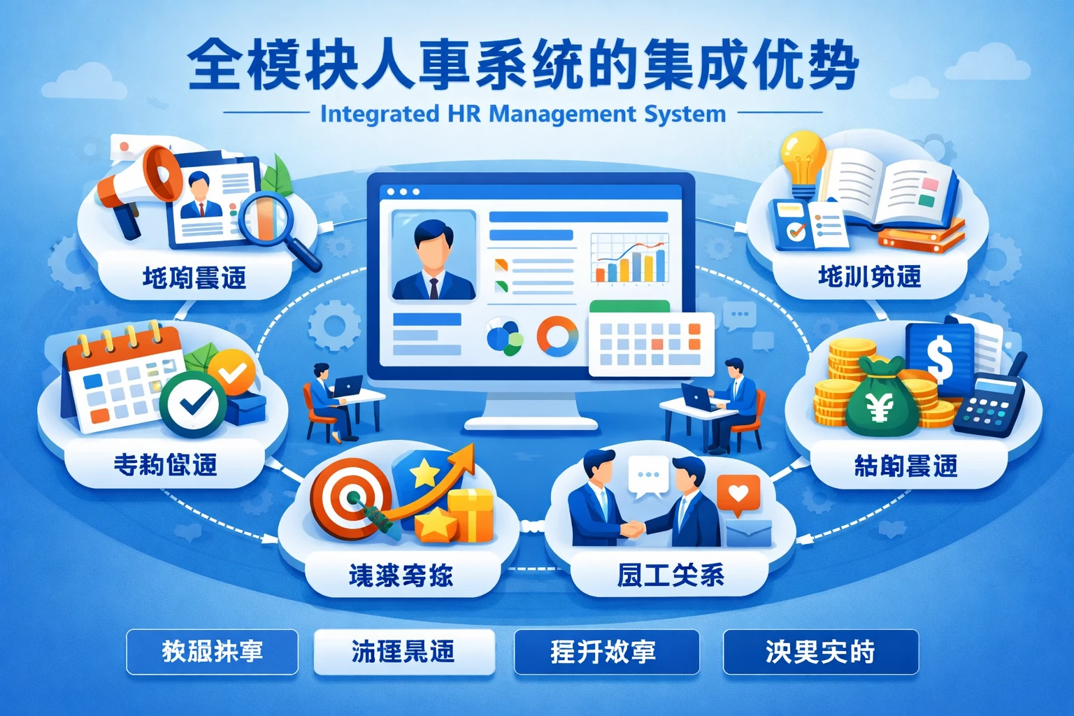 全模块人事系统的集成优势