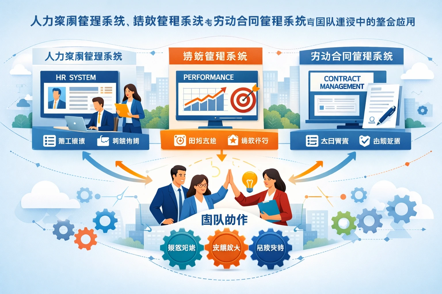 人力资源管理系统、绩效管理系统与劳动合同管理系统在团队建设中的整合应用