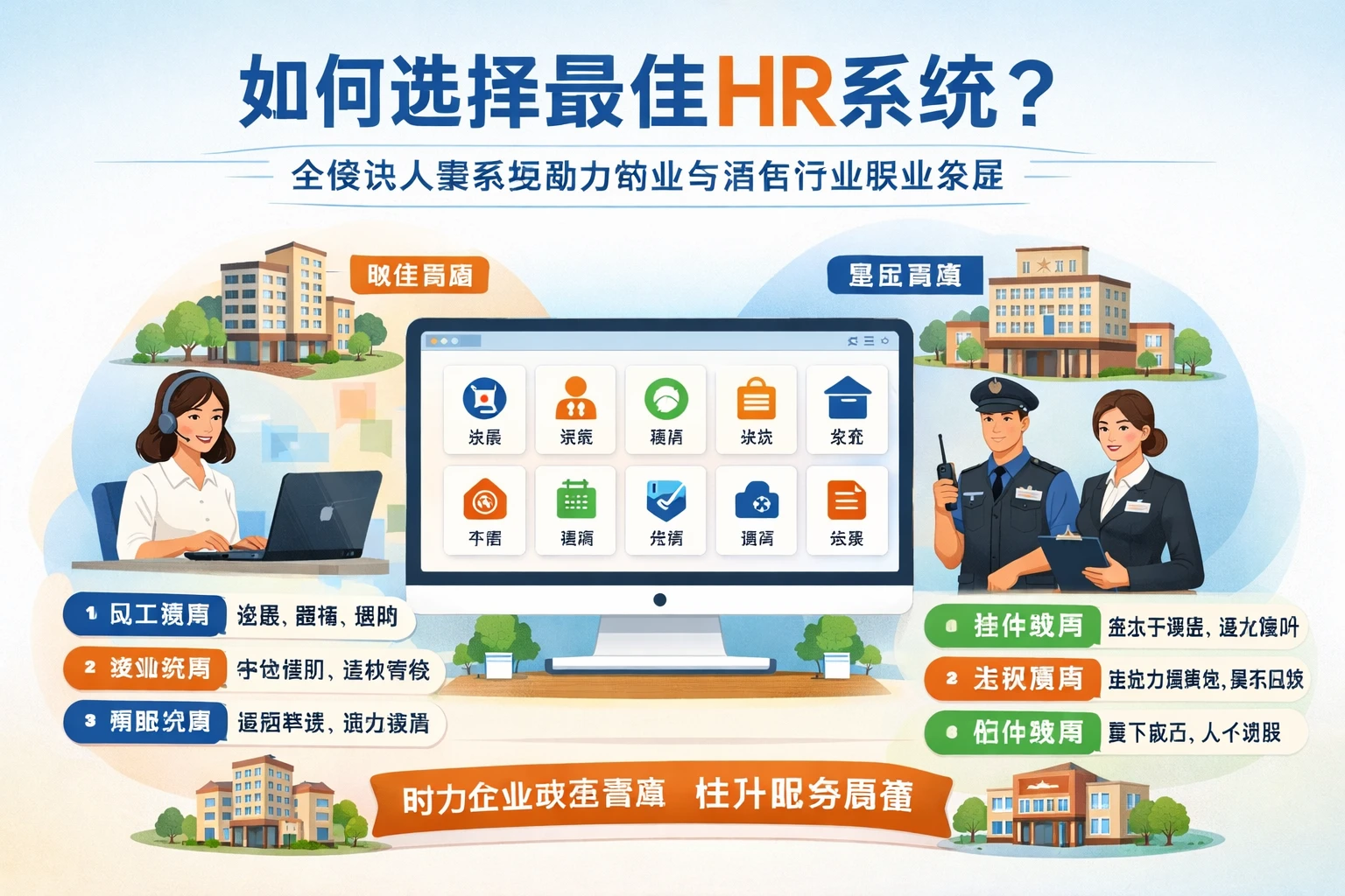 如何选择最佳HR系统：全模块人事系统助力物业与酒店行业职业发展