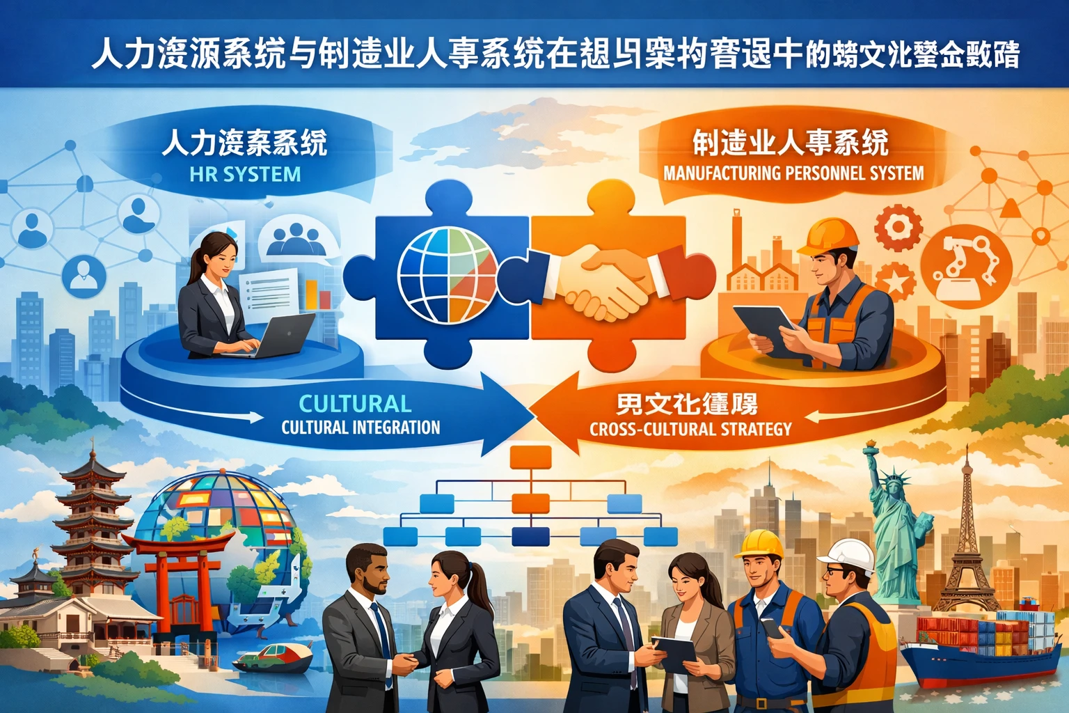 人力资源系统与制造业人事系统在组织架构管理中的跨文化整合策略