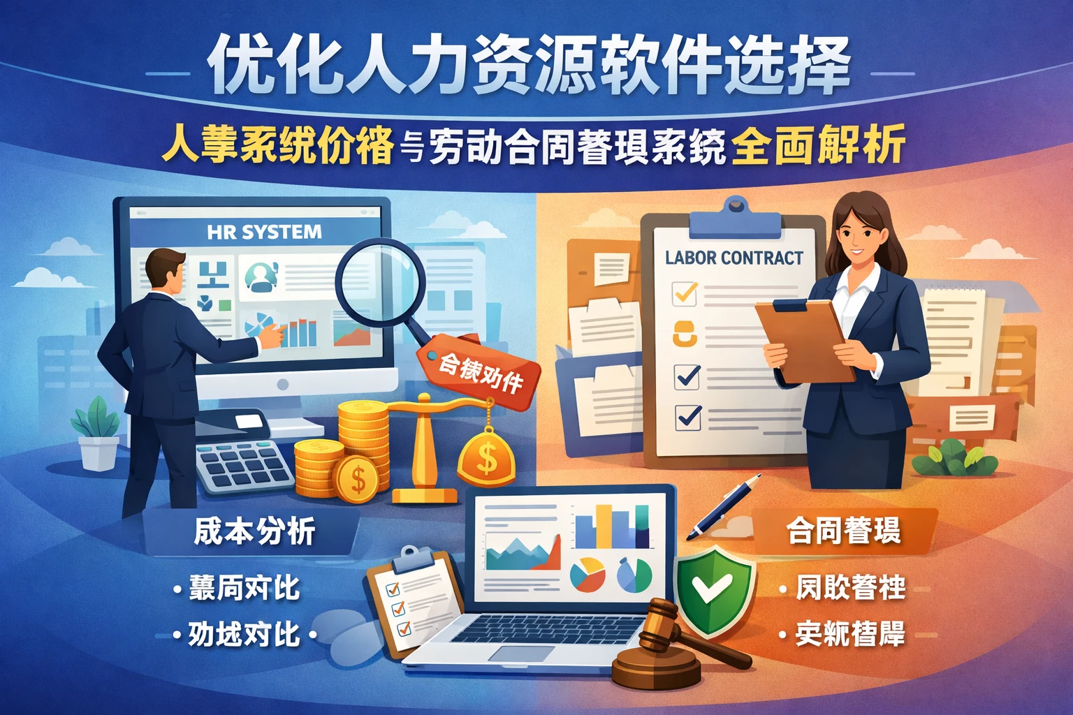 优化人力资源软件选择：人事系统价格与劳动合同管理系统全面解析