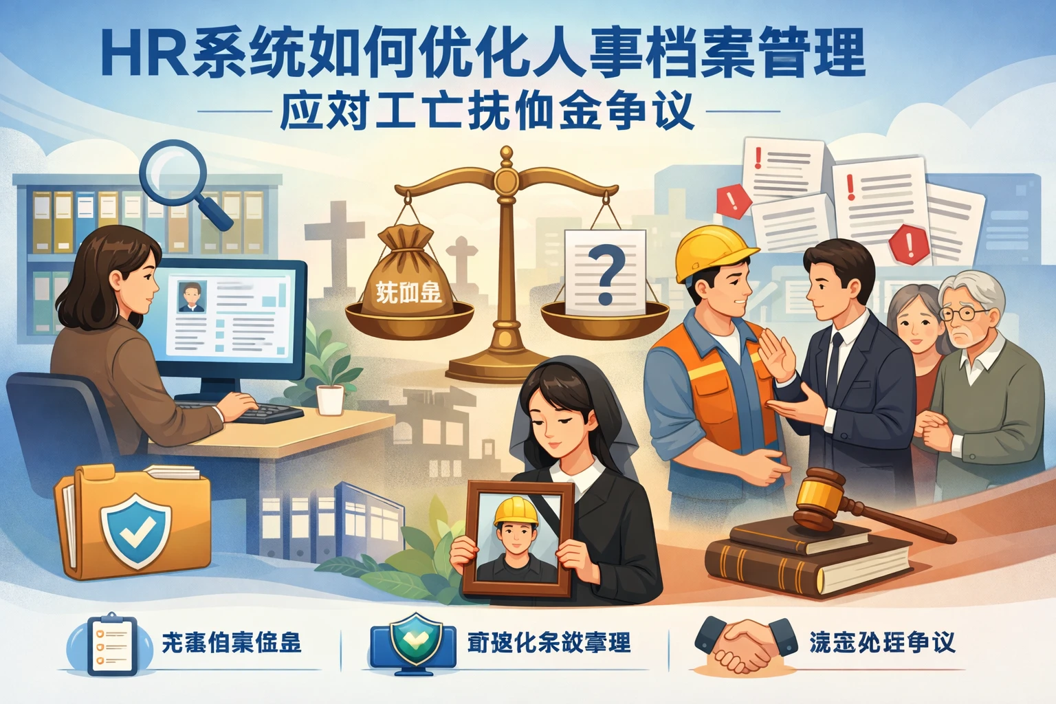 HR系统如何优化人事档案管理应对工亡抚恤金争议