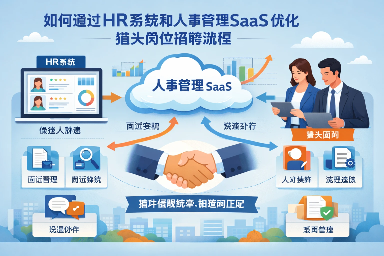 如何通过HR系统和人事管理SaaS优化猎头岗位招聘流程