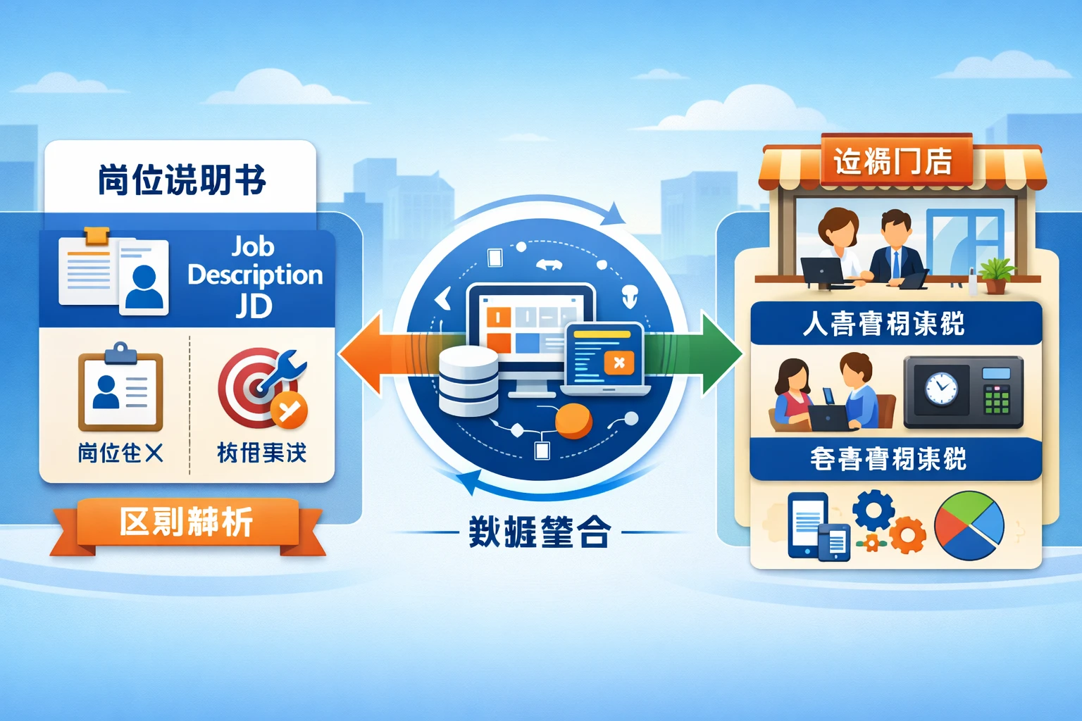 人力资源信息化系统下的岗位说明书与JD区别解析——连锁门店人事系统与考勤系统的整合应用