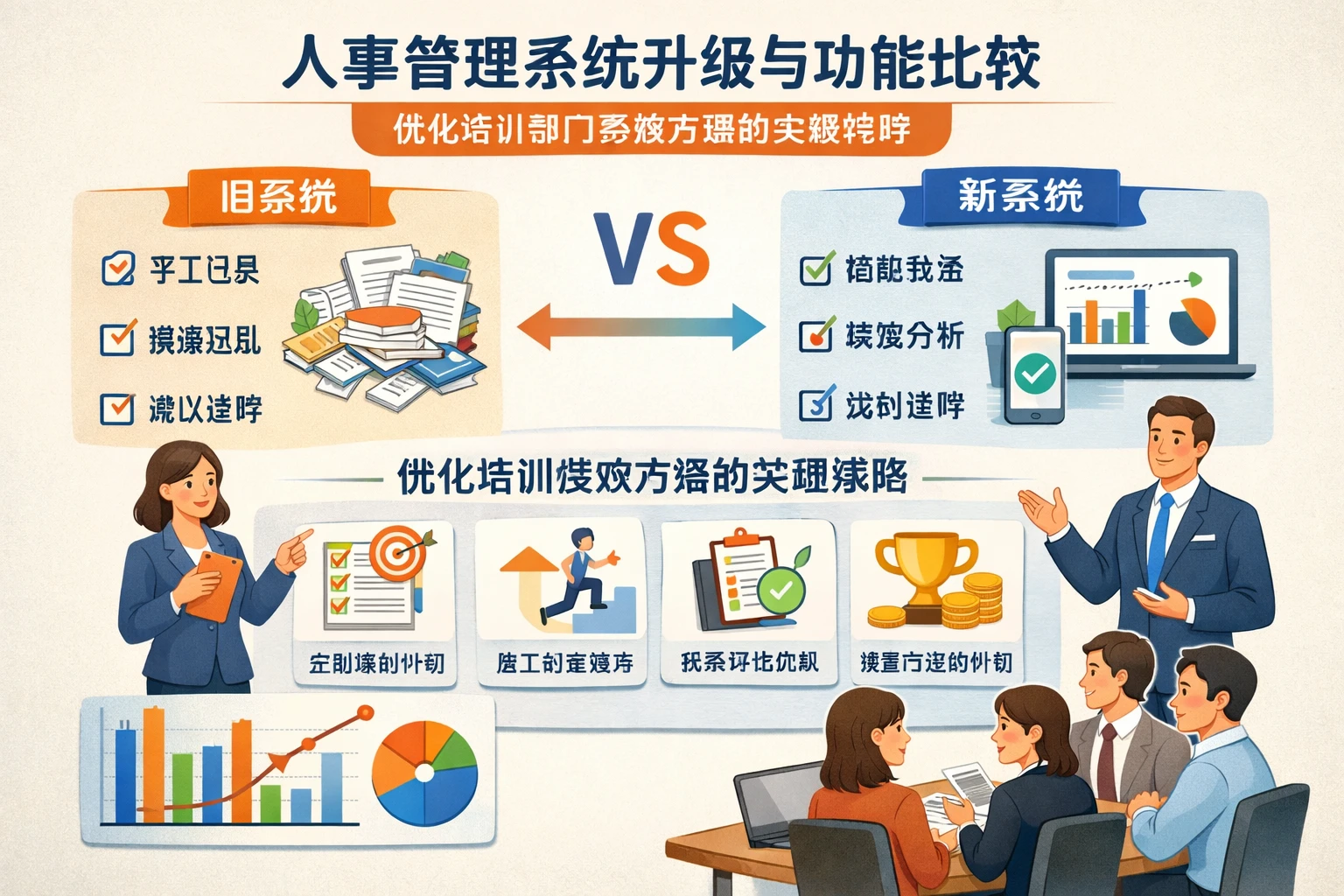 人事管理系统升级与功能比较:优化培训部门绩效方案的关键策略