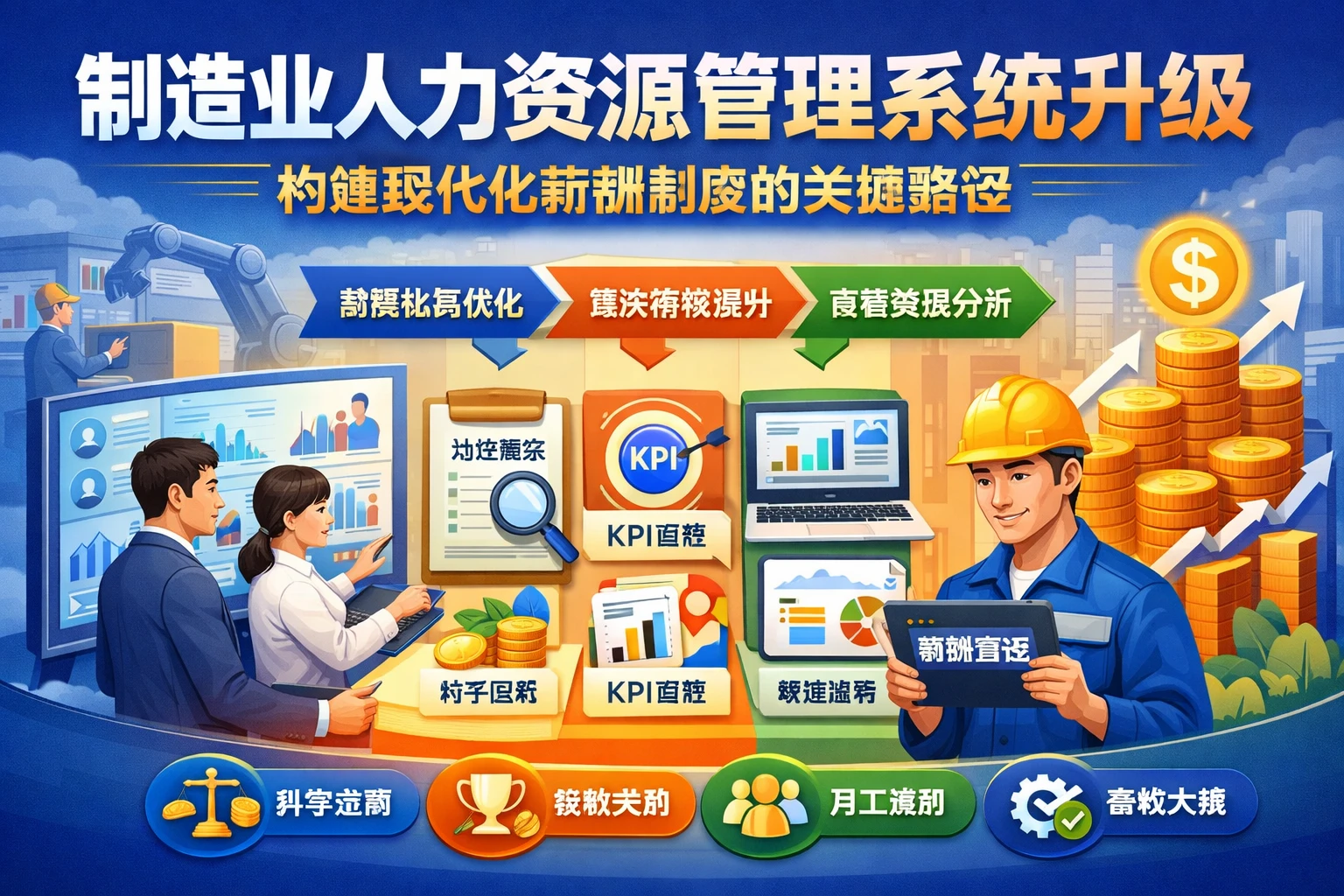 制造业人力资源管理系统升级：构建现代化薪酬制度的关键路径