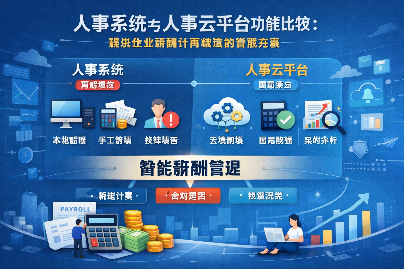 人事系统与人事云平台功能比较：解决企业薪酬计算难题的智能方案