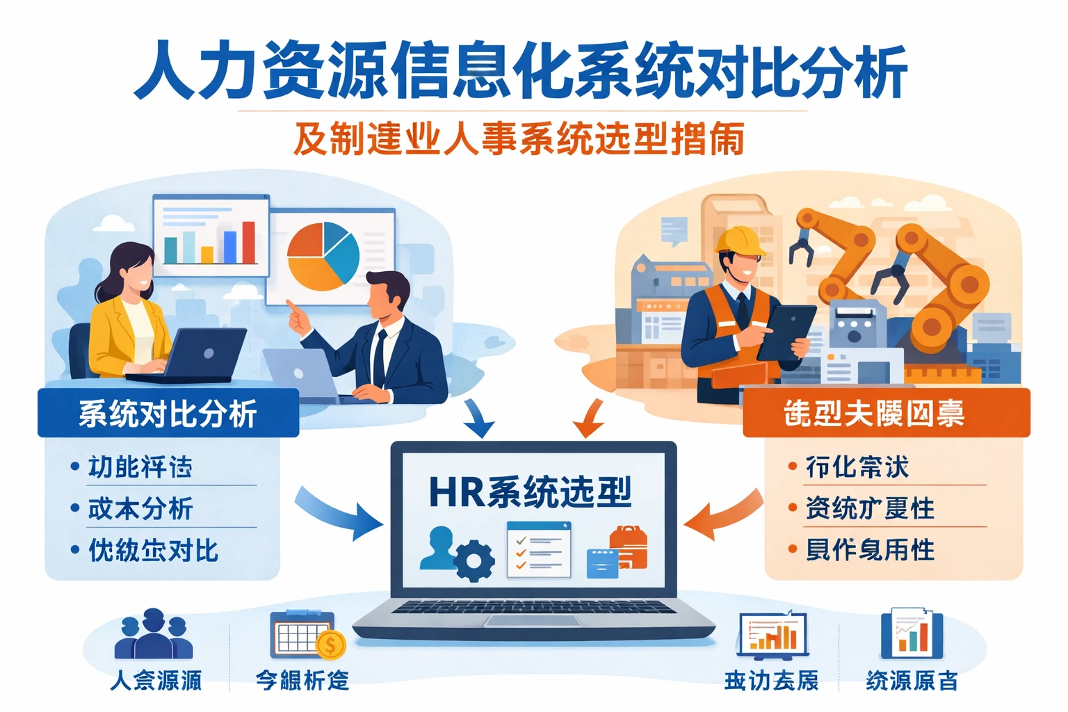 人力资源信息化系统对比分析及制造业人事系统选型指南