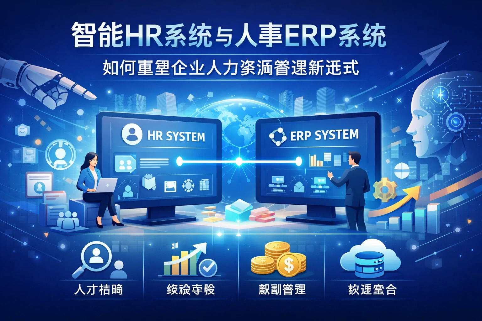 智能HR系统与人事ERP系统如何重塑企业人力资源管理新范式