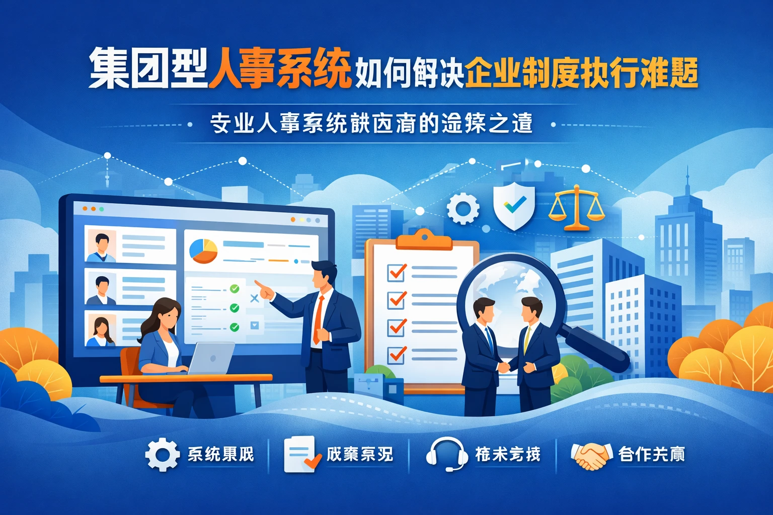 集团型人事系统如何解决企业制度执行难题 - 专业人事系统供应商的选择之道