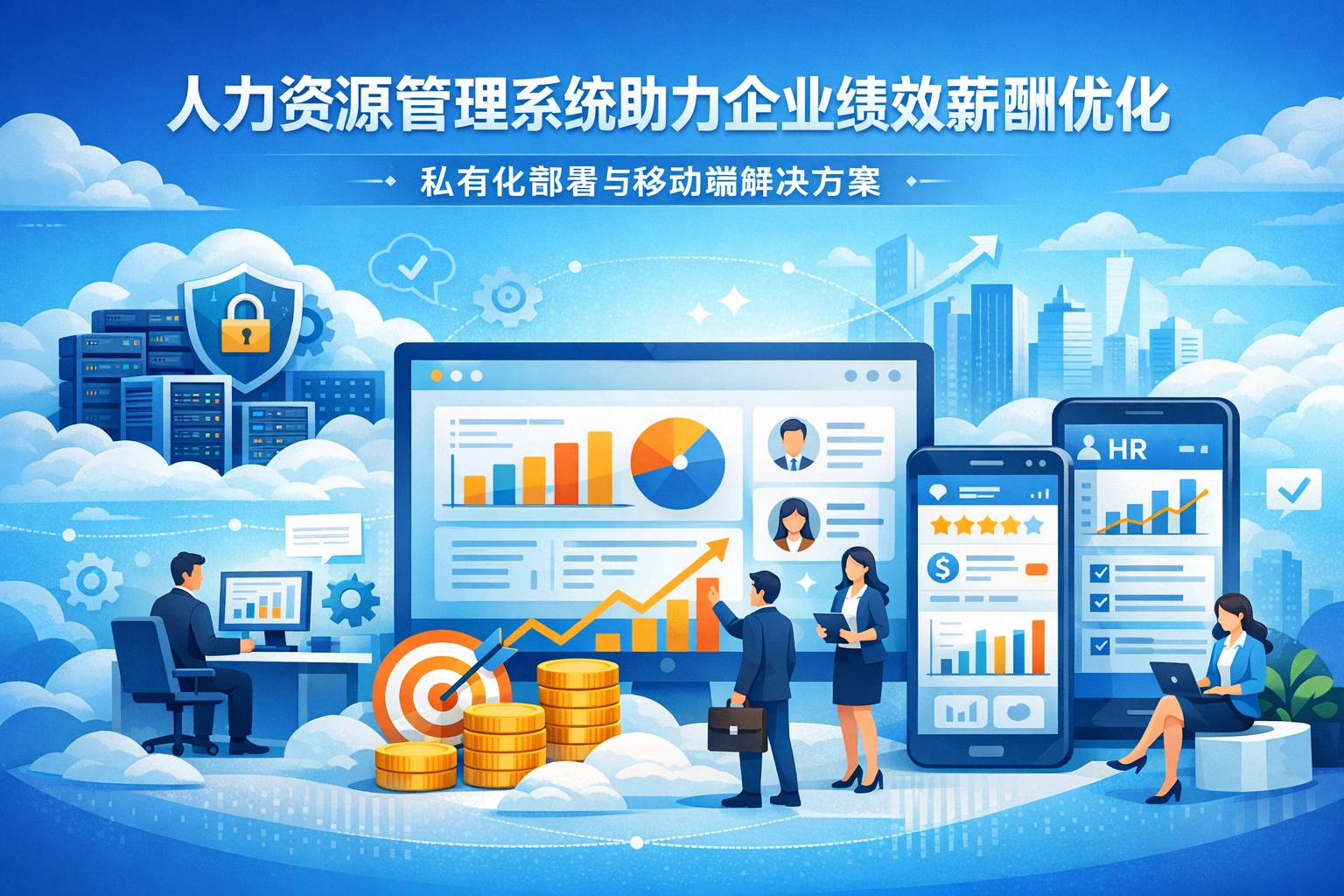 人力资源管理系统助力企业绩效薪酬优化：私有化部署与移动端解决方案