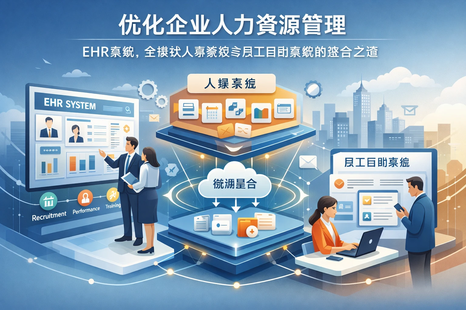 优化企业人力资源管理：ehr系统、全模块人事系统与员工自助系统的整合之道