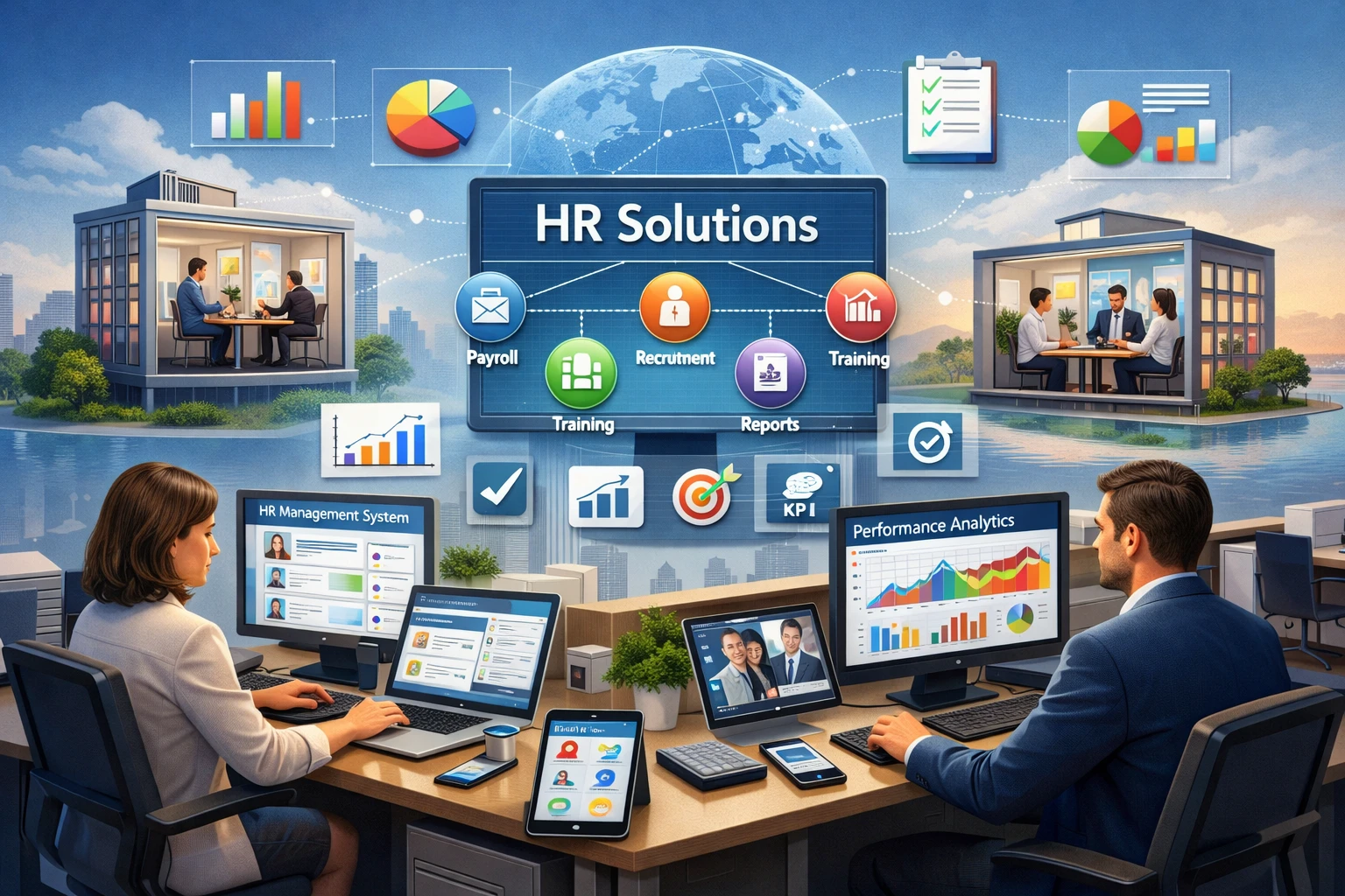 HR管理软件、绩效管理系统与多分支机构人事系统的全面解决方案