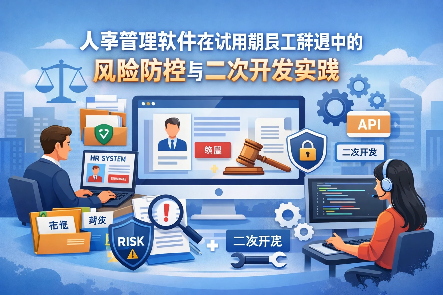 人事管理软件在试用期员工辞退中的风险防控与二次开发实践