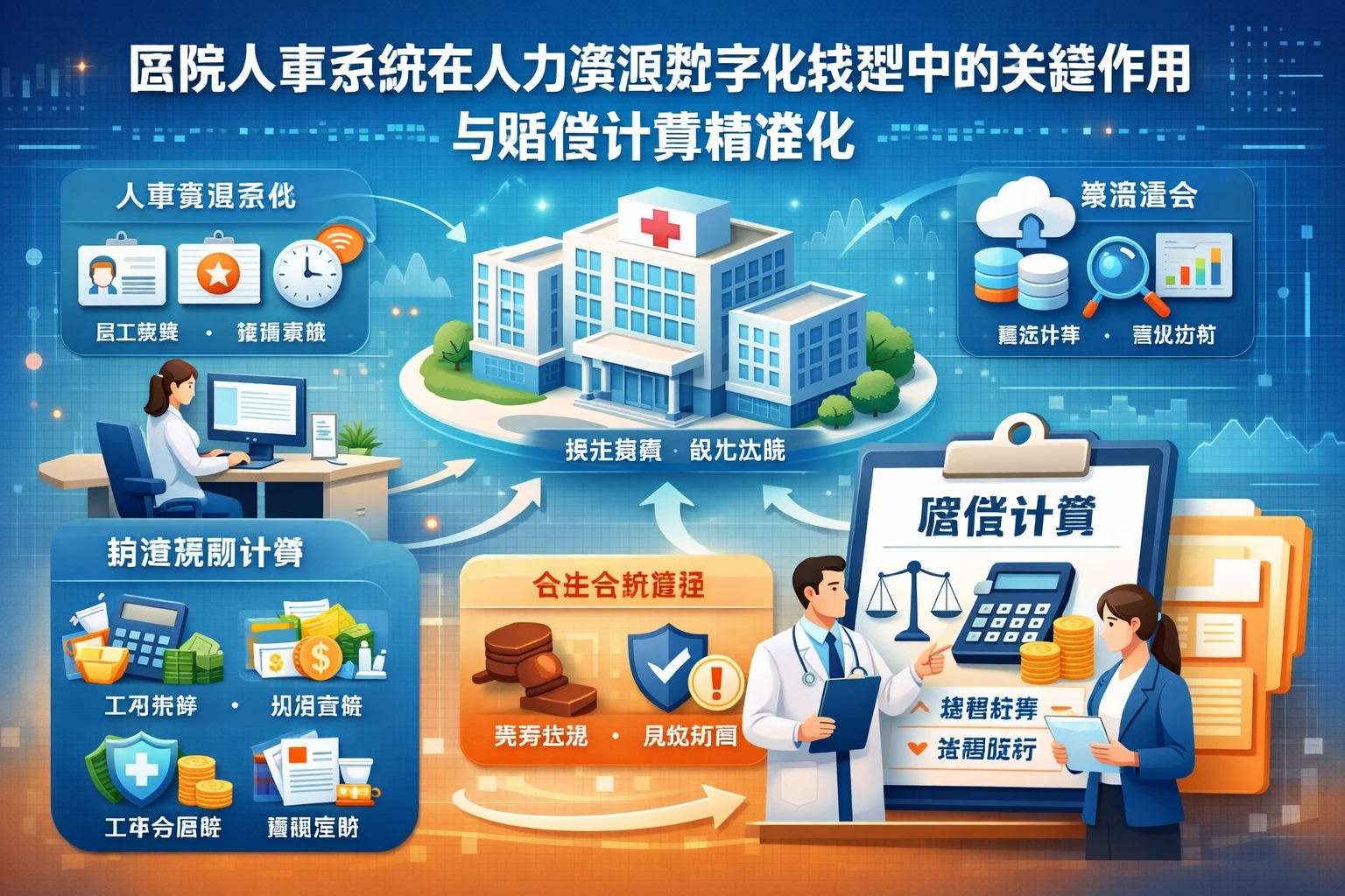 医院人事系统在人力资源数字化转型中的关键作用与赔偿计算精准化