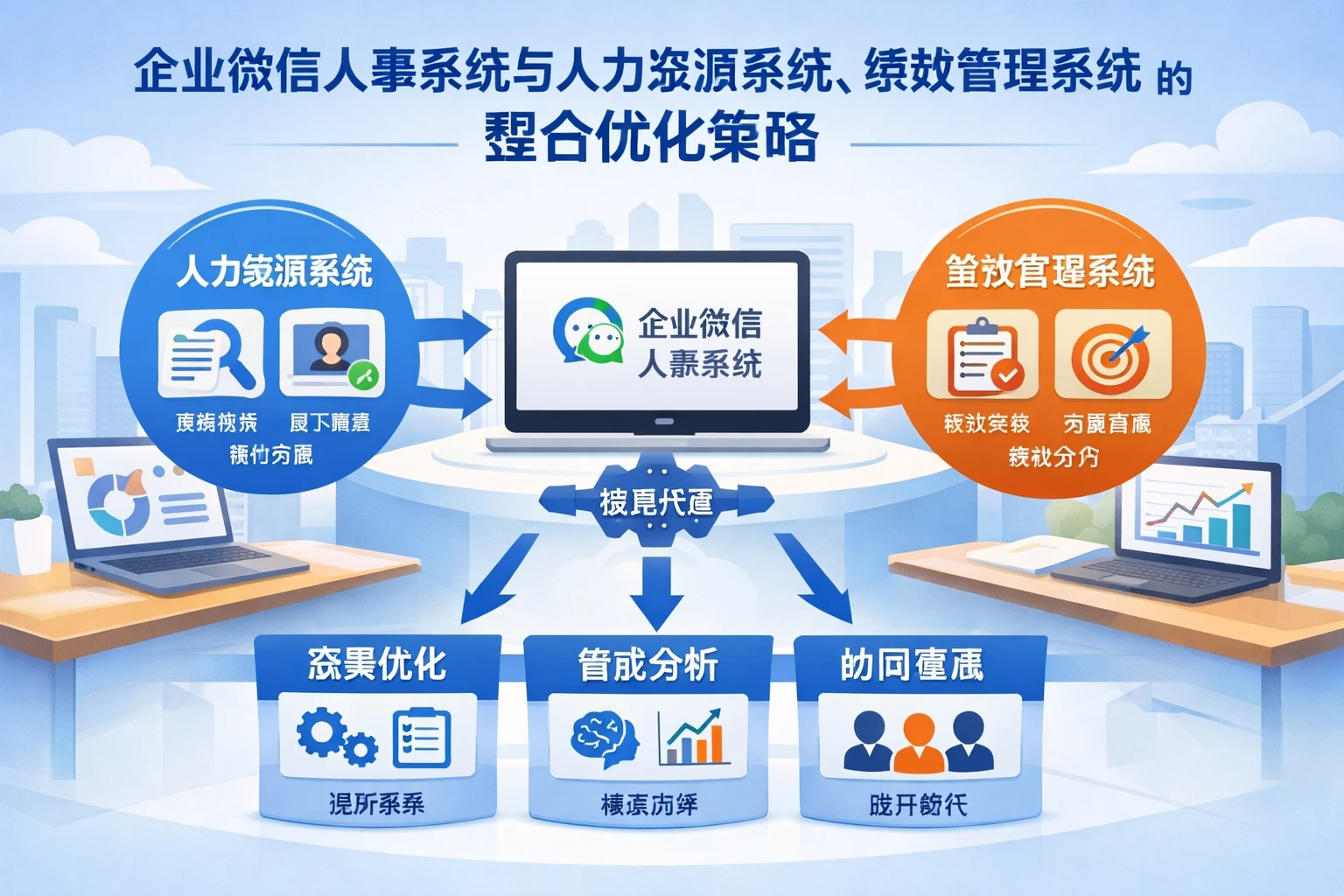 企业微信人事系统与人力资源系统、绩效管理系统的整合优化策略