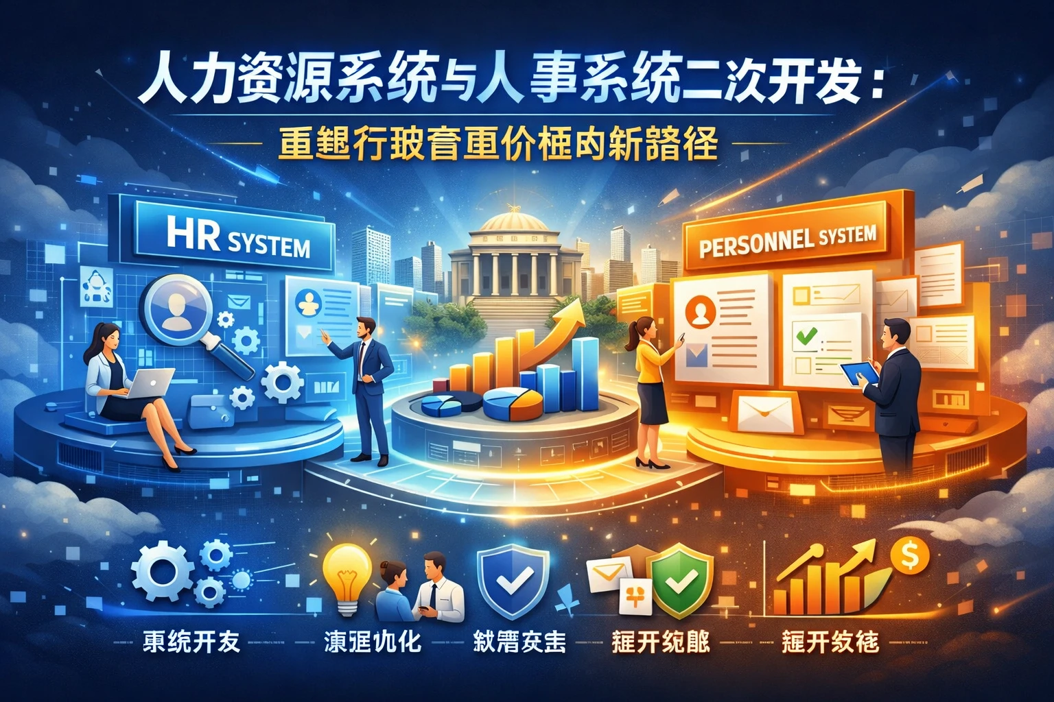 人力资源系统与人事系统二次开发：重塑行政管理价值的新路径