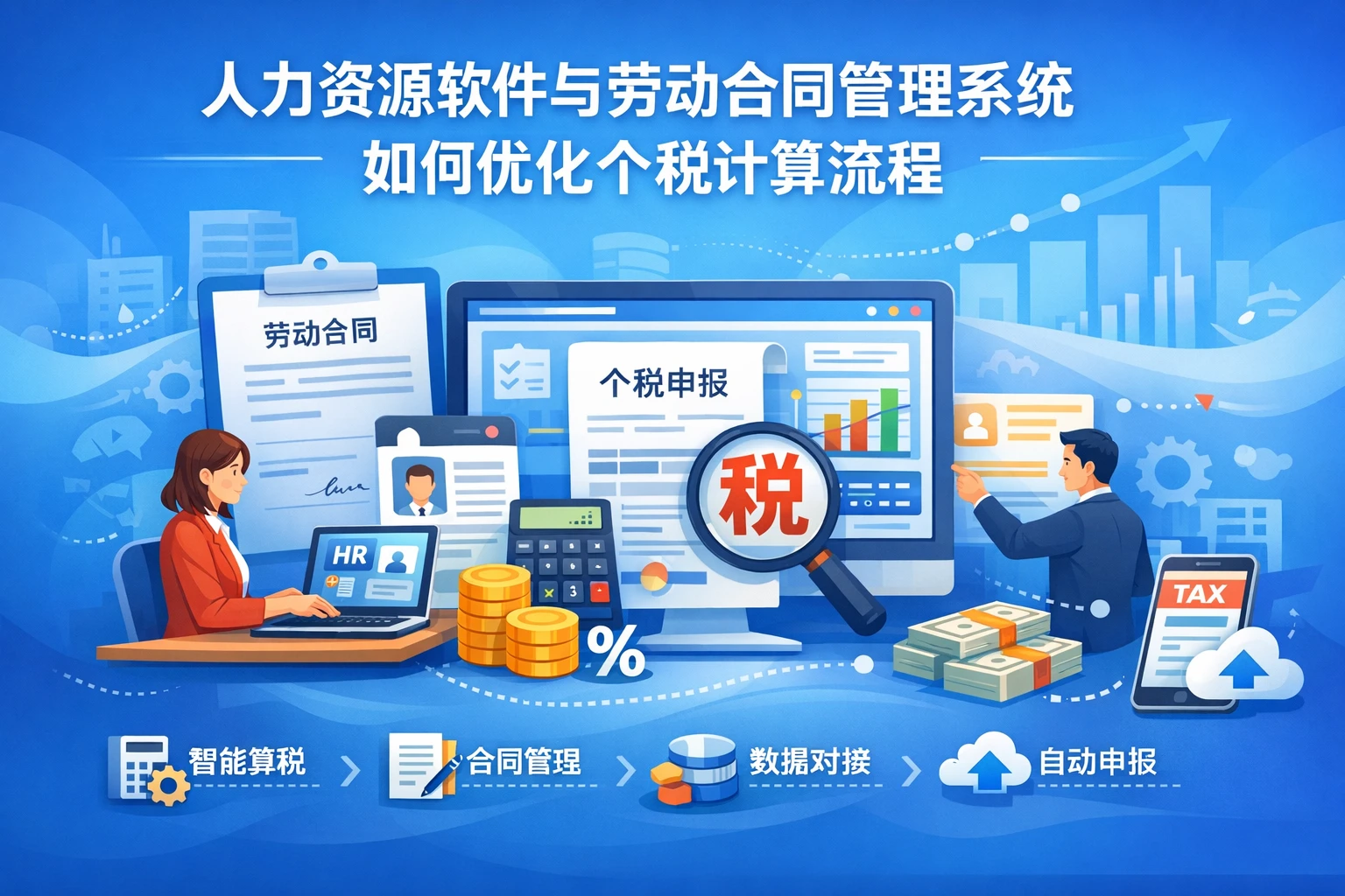 人力资源软件与劳动合同管理系统如何优化个税计算流程