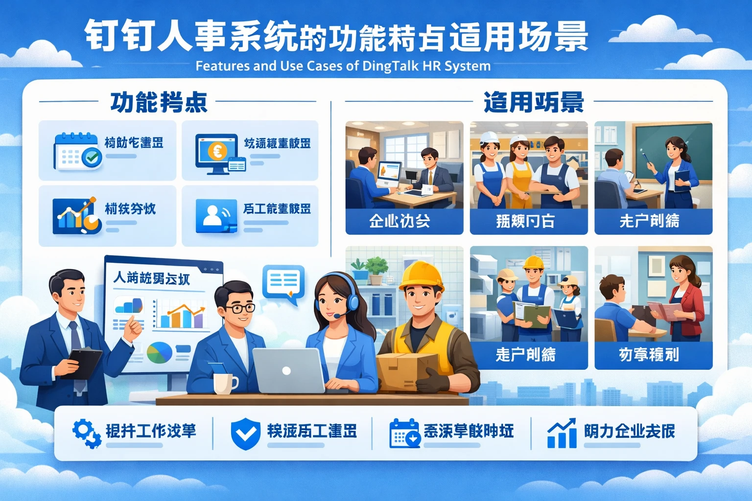 钉钉人事系统的功能特点与适用场景