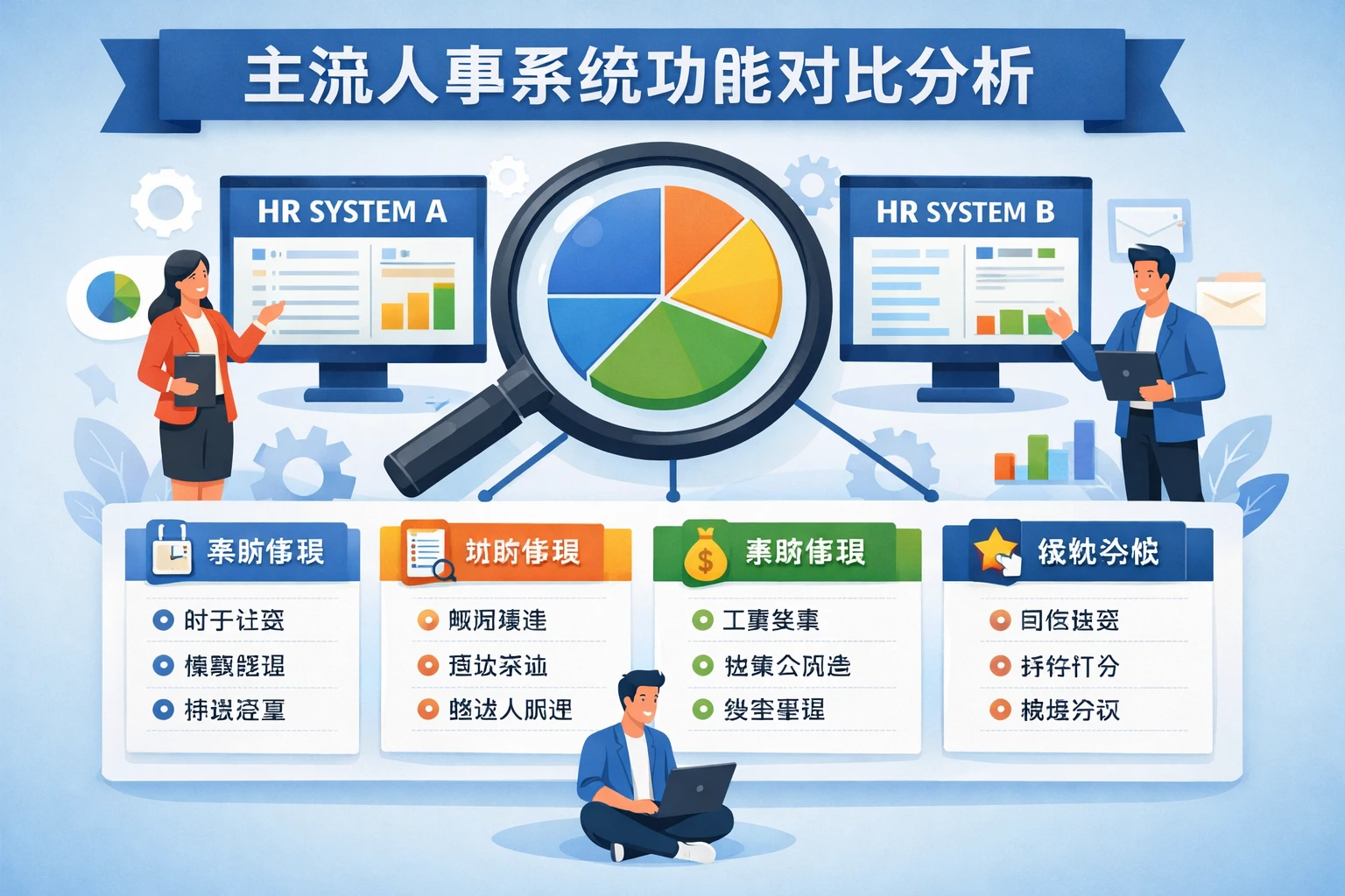 主流人事系统功能对比分析